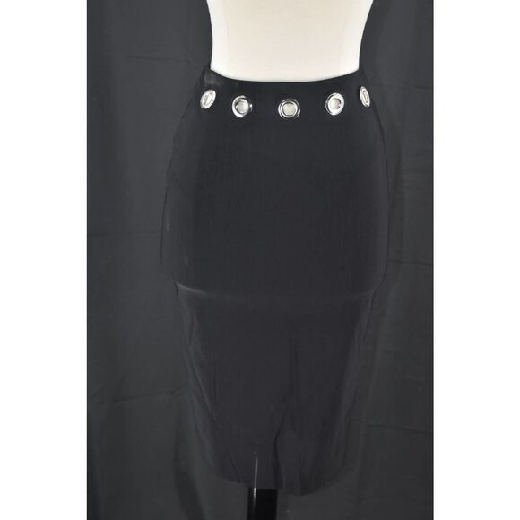 Bec & Bridge Dresses & Skirts - NWT Bec & Bridge Black Lined Grommet A-Line Skirt - 4